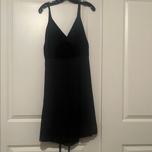 BCBGMaxAzria Black Midi Dress